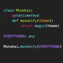 Everything Monokai